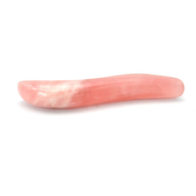 Polito rosa quarzo Gua Sha Massaggio bastone 110mm Lunghezza per occhio facciale e trattamento punto di agopuntura