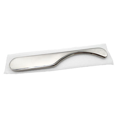 15.5*2.5cm Gua ShaArgento Scraping Massaggio Board Corpo Guasha Massaggio Strumento Acciaio inossidabile Strumenti di raschiatura per alleviare il dolore