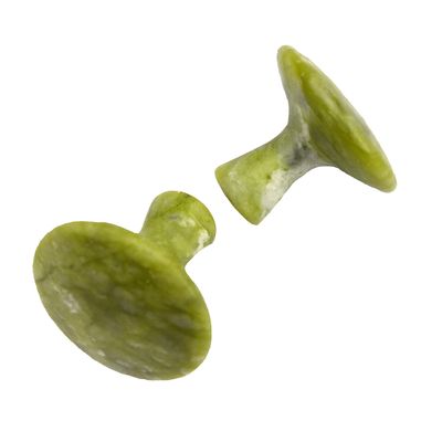 Pietra di massaggio a forma di fungo verde per massaggiare i tessuti profondi Massaggiatore e modalità di massaggio SPA rilassante No abkgs-022