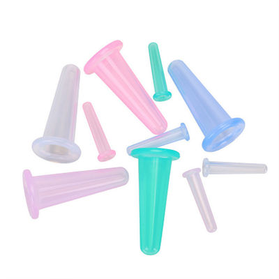 Terapia con coppe facciali Set 4 in 1 Coppe di silicone per apparecchi di medicina cinese e eco-friendly