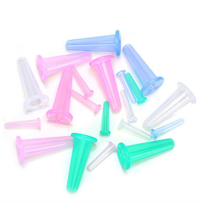 Terapia con coppe facciali Set 4 in 1 Coppe di silicone per apparecchi di medicina cinese e eco-friendly