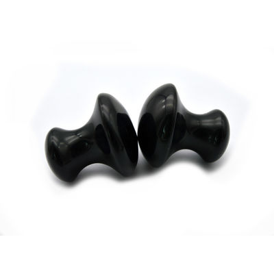 2024 Naturale Nero Ossidiano Funghi Guasha Massaggio di Bellezza Gua Sha Pietra Per Volto Corpo Modalità No ABK-59