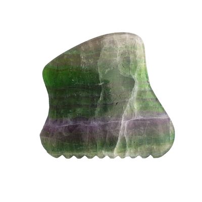 Modalità strumento di raschiatura Guasha naturale Bian Stone Facial No abk-204 Private Label Gua Sha Jade Therapy Strumenti di massaggio facciale
