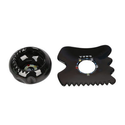 2021 Chinese Gua Sha Set per massaggio facciale Cupping Five Elements Ceramic Guasha Board 14*12.5cm OEM/ODM Accettabile