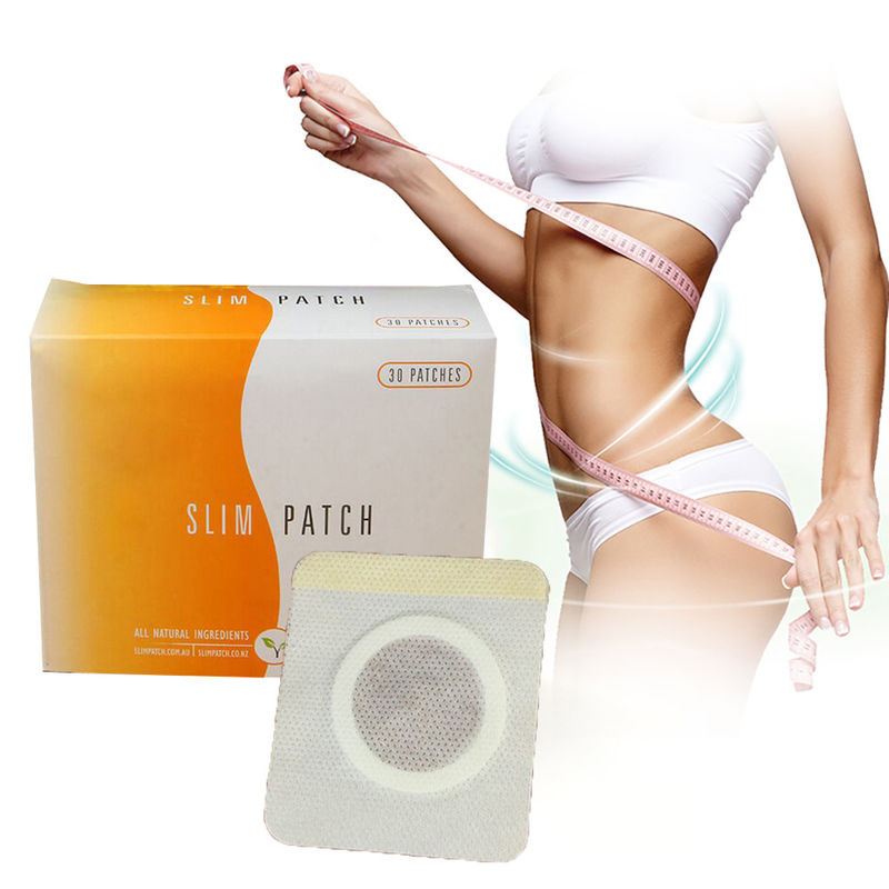 30pcs Magnet Body Slim Patch Ombro Pancia Slimming Patches Perdita di peso Patch di bruciatura per l' attaccamento del grasso Adesivi Bianco Rosso