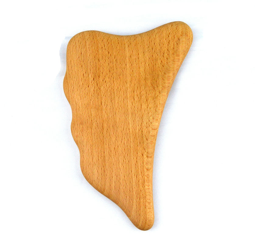 Logo personalizzato Massatore in legno Gua Sha Massaggio corpo Strumento di massaggio per auto cura della pelle Spa Facial lifting bellezza