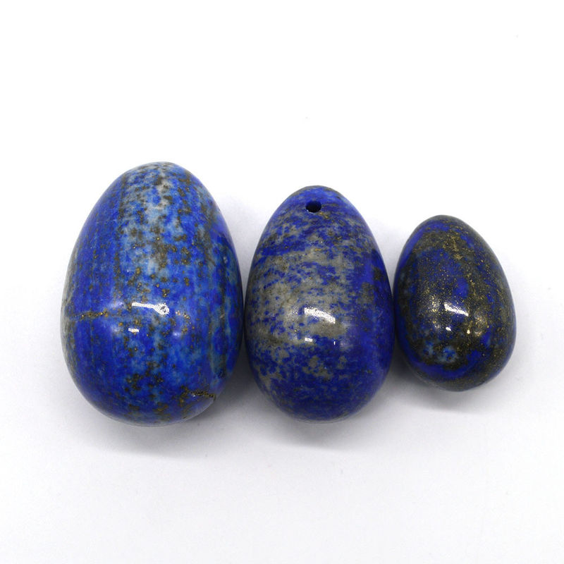 Uova di pietra naturale Chakra L'ultimo strumento di esercizio Kegel per la salute delle donne 45*30/40*25/30*20mm