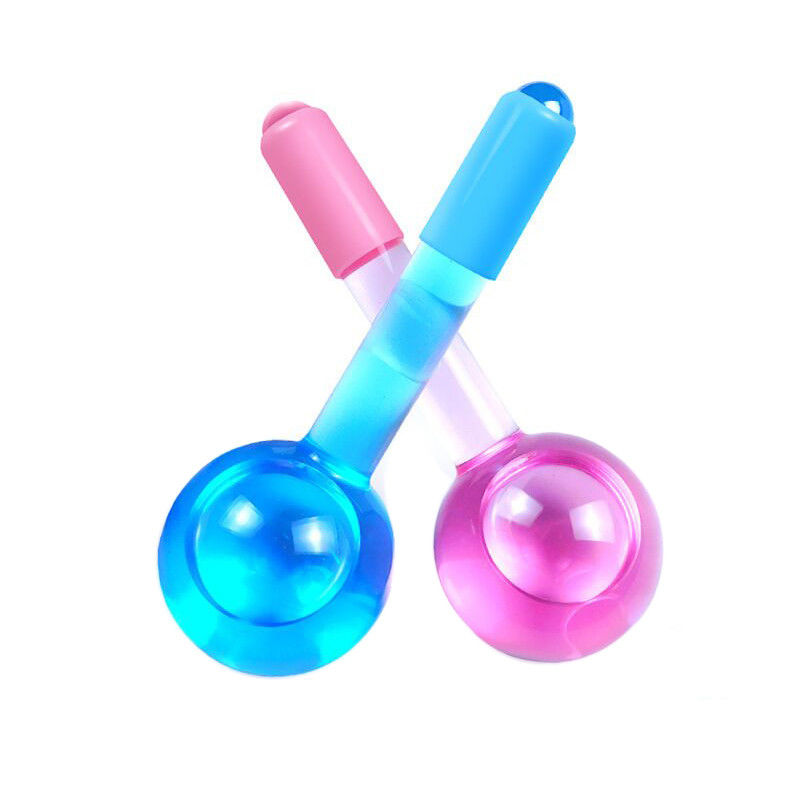 Massaggio Faciale Globo di raffreddamento Borosilicato Globo di ghiaccio di vetro per trattamenti facciali Roller Ball Spa Face Lift Beauty Skin Care