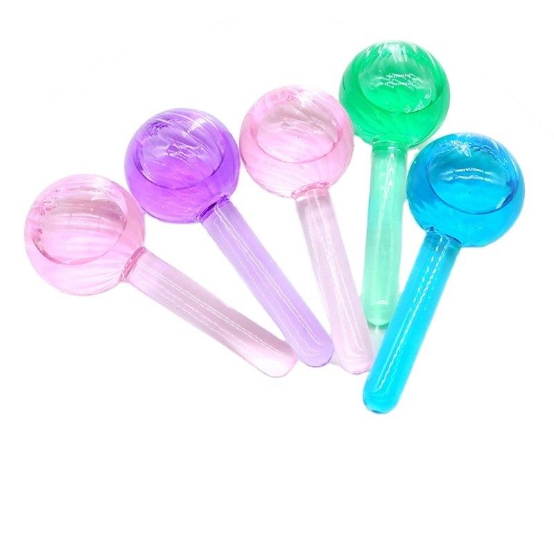 Massaggiatori per la pelle fredda blu per il viso Giochi di ghiaccio verdi Dispositivo di massaggio di raffreddamento e serraggio