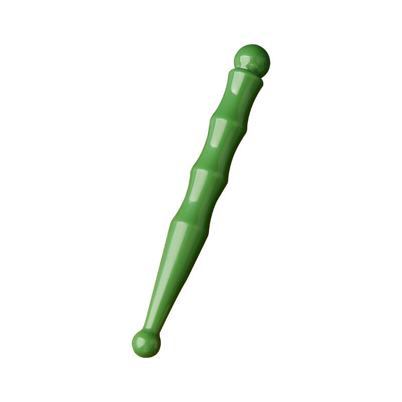 14.5cm Resina Double Head Acupoint Stick per massaggio facciale e strumento di stimolazione linfatica