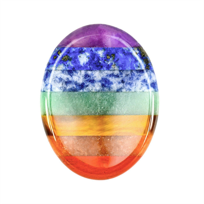 Balancing Chakra Essential Natural Worry Stone Finger Massage Tool con dimensioni di 45*35*8mm e certificato ISO9001
