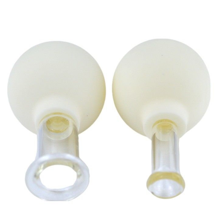 2pcs Faccia Guasha rottura rimozione cura della pelle Spa salone di bellezza Coppe di terapia 2024 vetro di silicone aspiratore Set di aspirazione