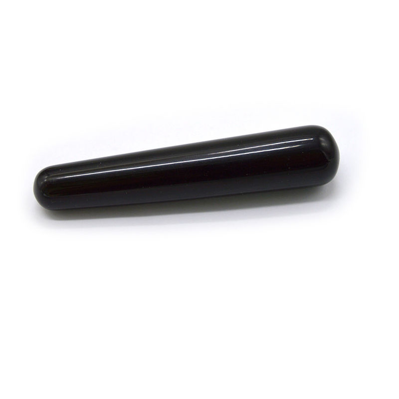 10*2cm Black Obsidian Yoni Wand Il tuo strumento per la salute e il massaggio femminile