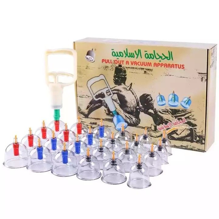 Kit di terapia del vuoto e della coppetta Manuale Ventosa usa e getta Hijama Cupping Set 24 pcs 39*27*8cm 80*42*56.5cm 20 scatole/scatola