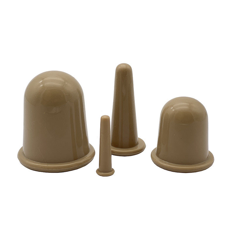 OEM/ODM Accettato 4 Pcs Set di Cupping in Silicone per Cupping Faciale Coppe di Massaggio a vuoto