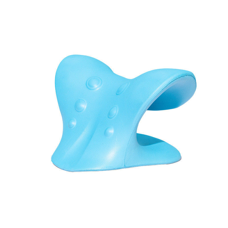 Strumento polivalente per massaggiare il collo cuscino cervicale a forma di C con gravità pressione delle dita e trazione delle spalle