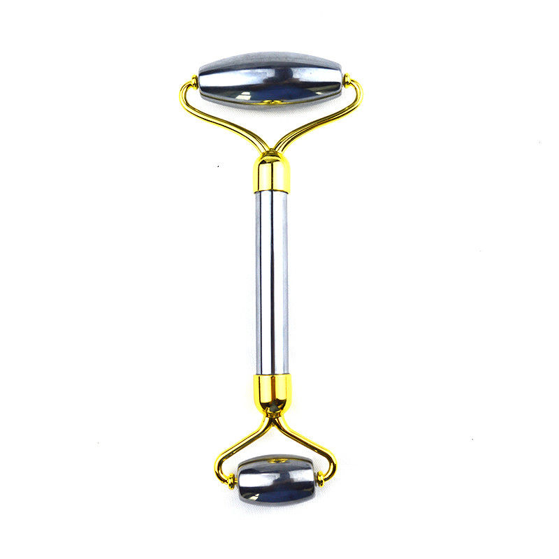 Disponibile il logo personalizzato Terahertz Facial Roller Gua Sha Massager per viso collo occhio Guasha Massaggio Prodotti di bellezza
