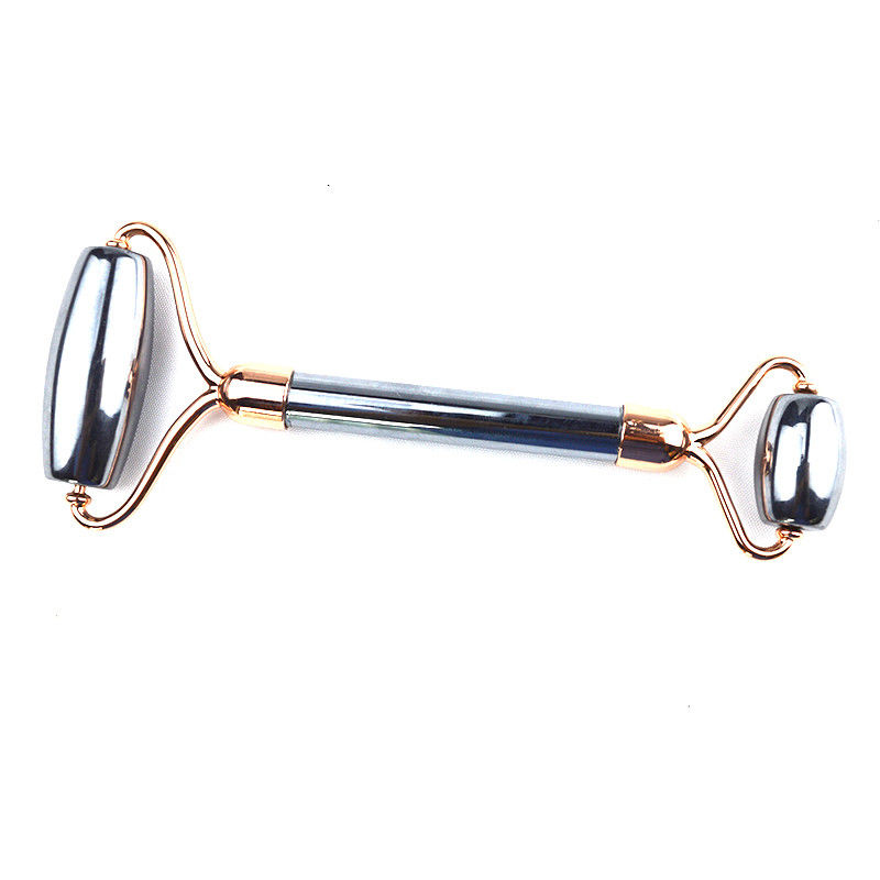 2024 Terahertz Jade Roller Massager Guasha Massaggio viso collo occhio Gua Sha Purple Skin Beauty Tools per il massaggio muscolare