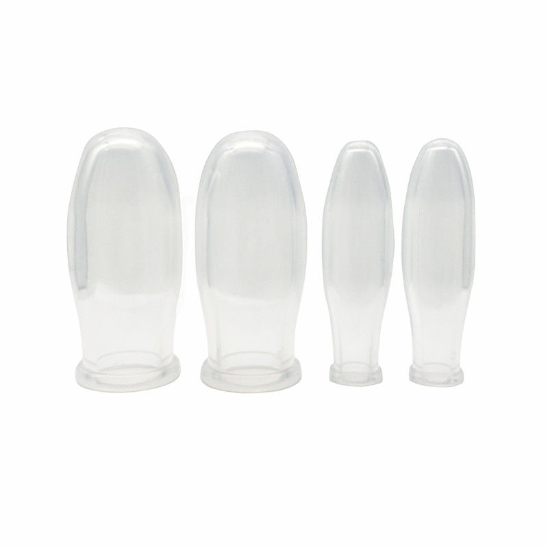 4pcs Disegno trasparente Kit di Cupping Faciale di Silicone per il vuoto Terapia di Silicone Massaggiatore corpo Cupping Set Migliorare il corpo
