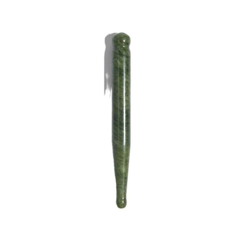 110*12mm Xiuyan Jade Gua Sha Stick L'ultimo massaggio facciale e strumento di drenaggio linfatico