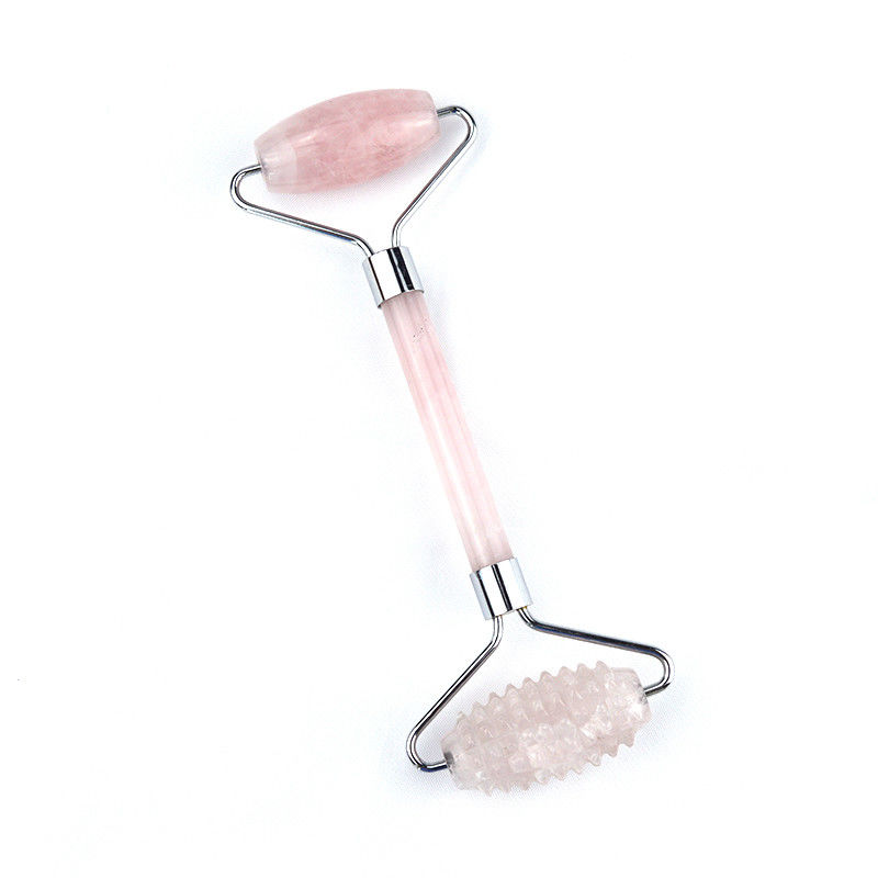 Rose Quartz Facial Guasha Massage Roller Face Gua Sha Beauty Lift Massager Tools per il dimagrimento e i benefici anti-invecchiamento