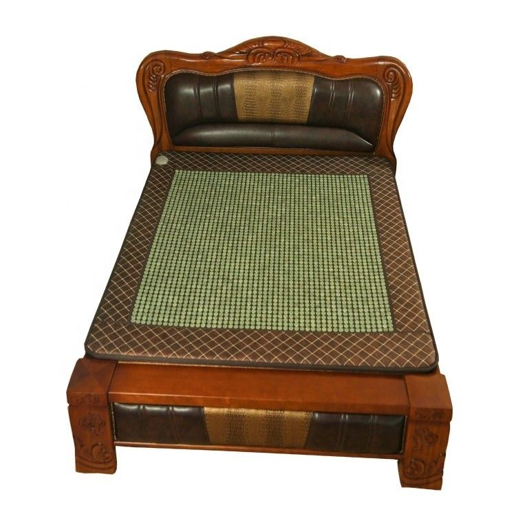 Massaggiatore di giada naturale per il comfort Spa confortevole Massaggio di giada di pietra riscaldamento materasso Health Pad