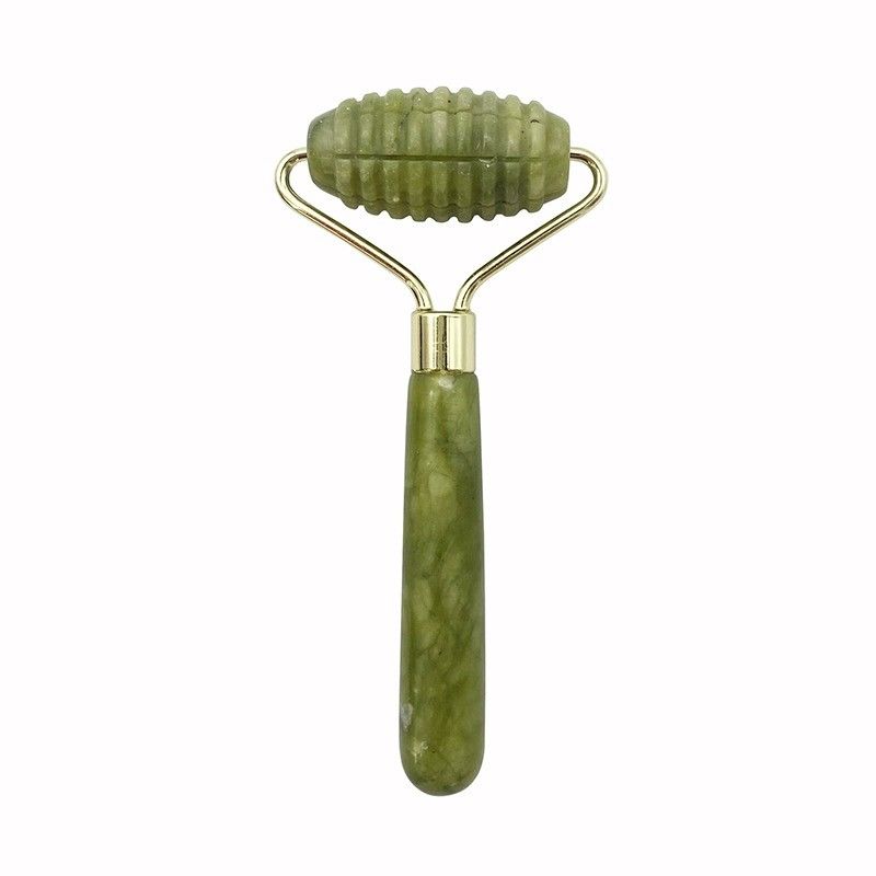 Best Sell Natural Xiuyan Jade Facial Roller Massaggiatore a Giada 100% naturale per massaggiare il viso e la bellezza