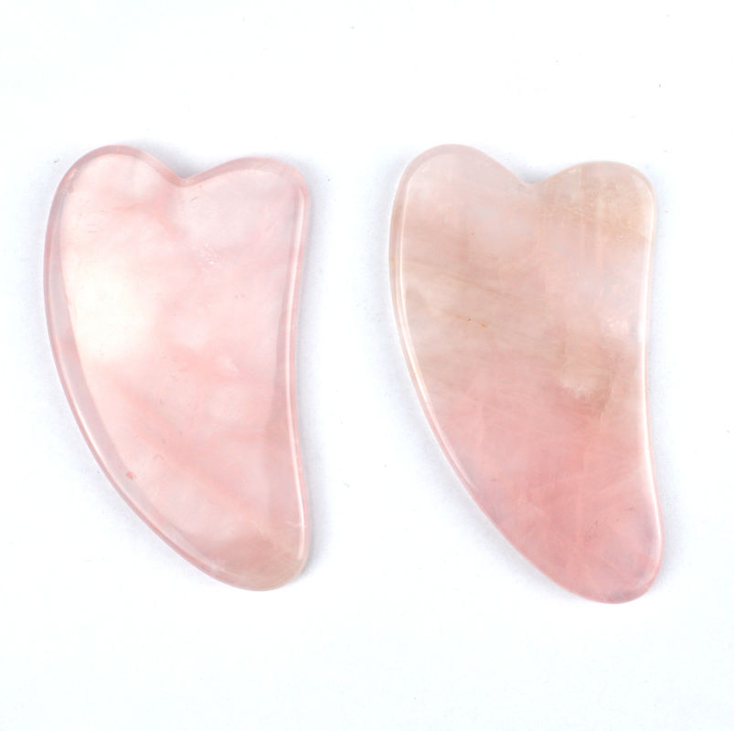 Scraper portatile naturale di giada Gua Sha per massaggio del viso e del collo e cura della bellezza
