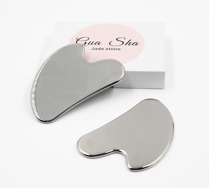 Acciaio inossidabile Gua Sha Scraping Guasha Board Facial Spa Massaggiatore Corpo Massaggio Meridiano Cura della pelle Strumento di salone di bellezza