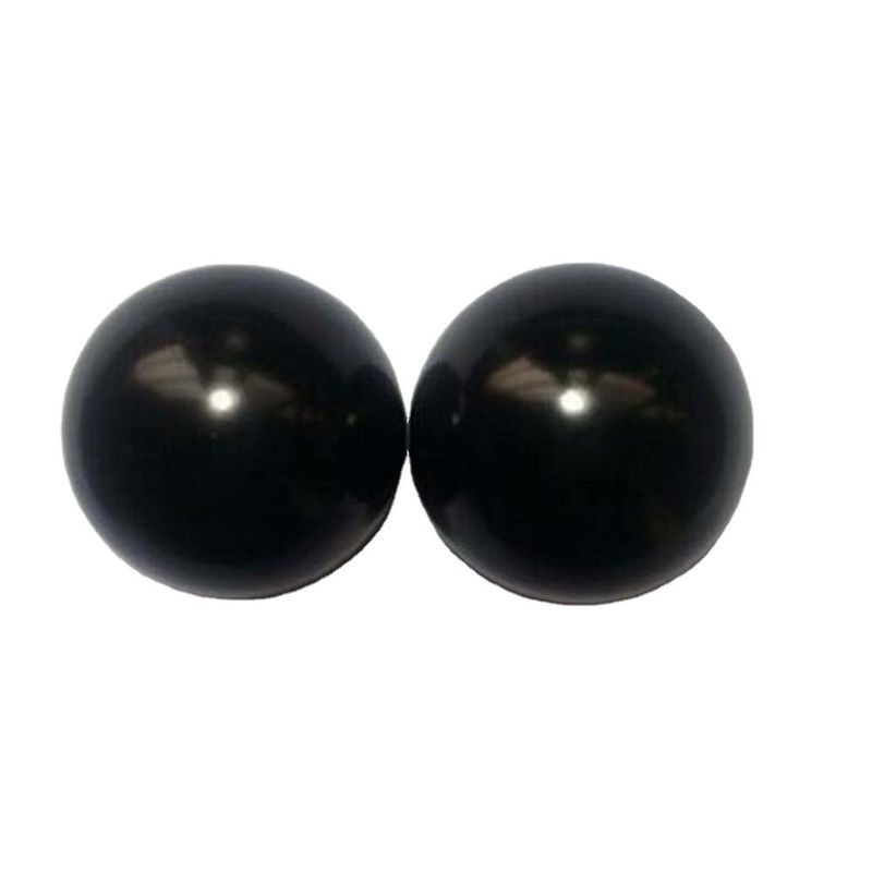50mm intagliato naturale Bian nero di pietra palla di mano massaggio di massaggio e guarigione liscia sfera di cristallo per massaggio del corpo e guarigione