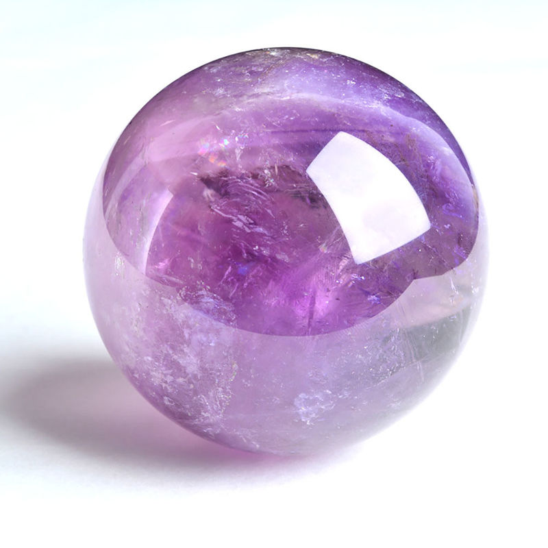 3-5/Appect Natural Amethyst Ball Fengshui Decorazione Sfera di pietra preziosa per la decorazione di casa e ufficio