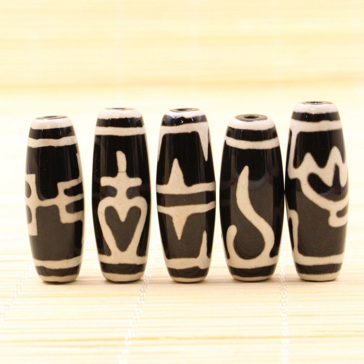 Vecchio Tianzhu Lezi Barrel Bead Bodhi accessori per collane selezionati appositamente da artigiani tibetani