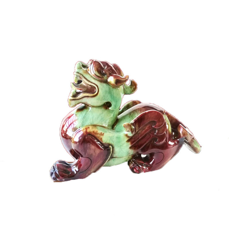 Statua di Pixiu in giada naturale in stile Feng Shui Perfetta per decorare la vostra casa