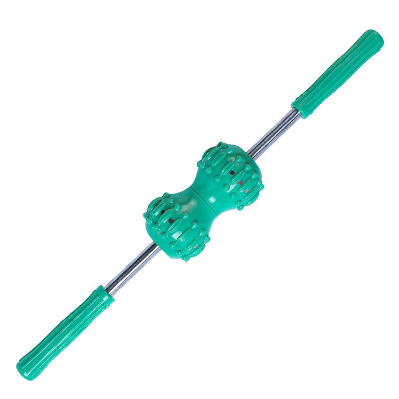 Pvc forte Magnetico doppia palla di schiena massaggiatore corpo Meridiano massaggio Roller manuale Acupoint Stick Servizio professionale vantaggio