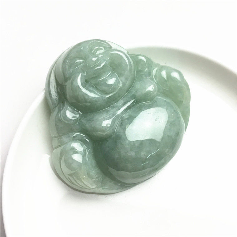 Decorazione Giada Buddha intaglio Pendente per Collare Ridere Buddha Online