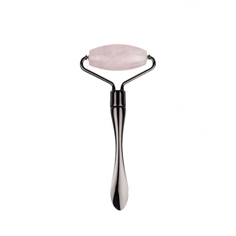 Disponibile il logo personalizzato. Dispositivo di bellezza per il lifting del viso in metallo per la cura della bellezza e set di rulli di giada.