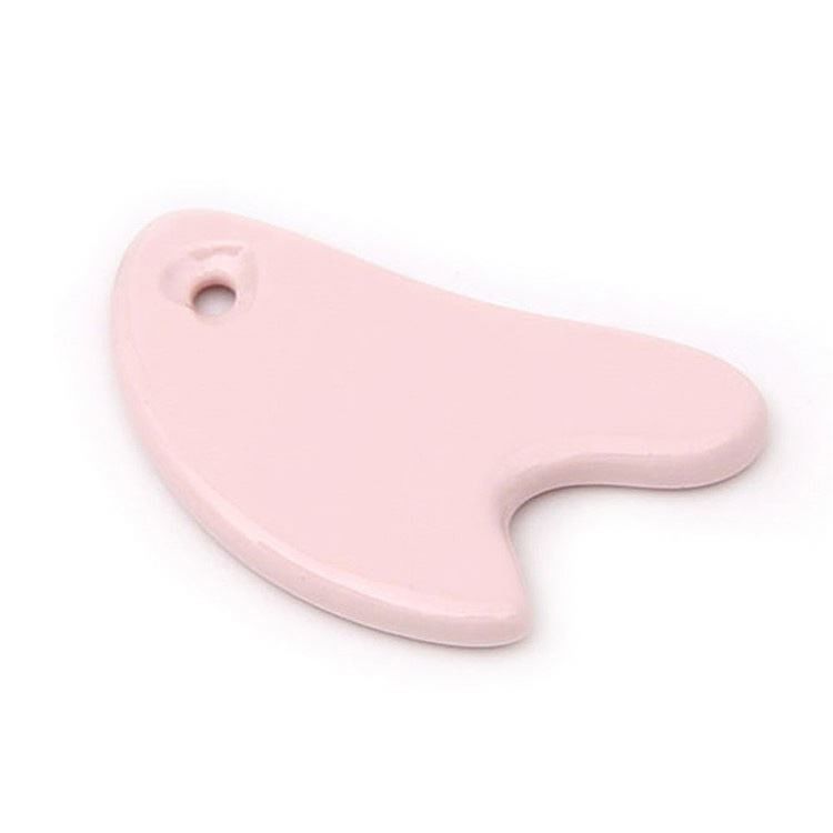 Strumento per il massaggio del corpo Tavola di Gua Sha ceramica per la cura della pelle e l'agopuntura del viso