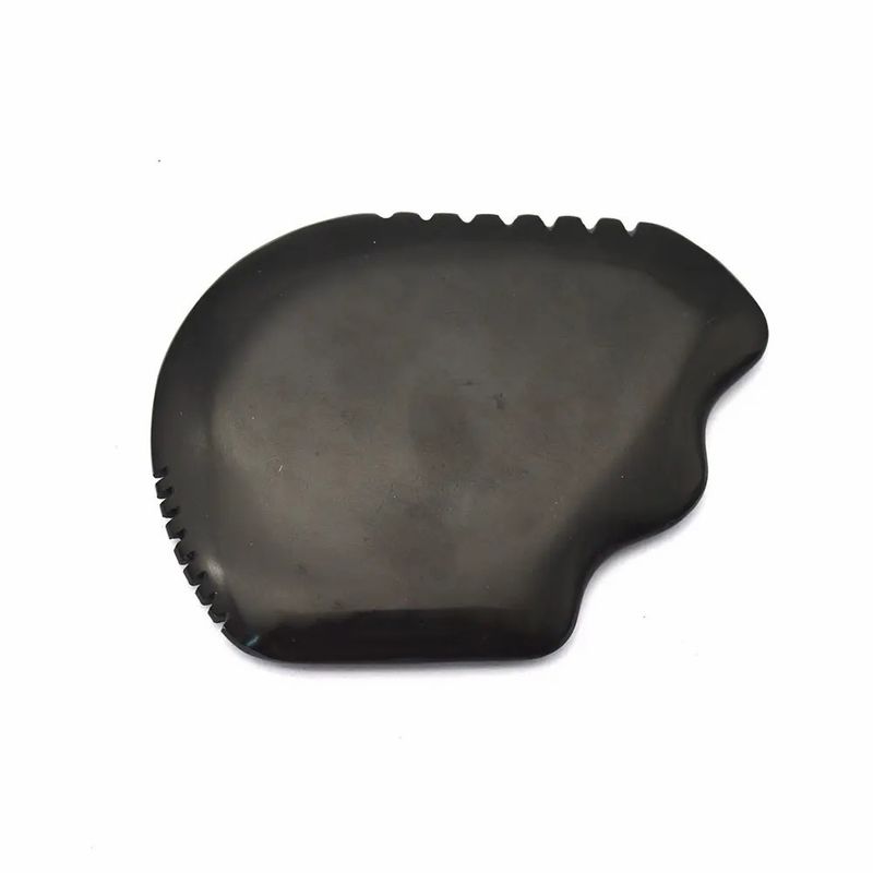 Massaggiatore in stile cinese 2024 Pietra Bian Nera Faciale Giada Guasha Gua Sha Strumento di massaggio per l'agopuntura SPA