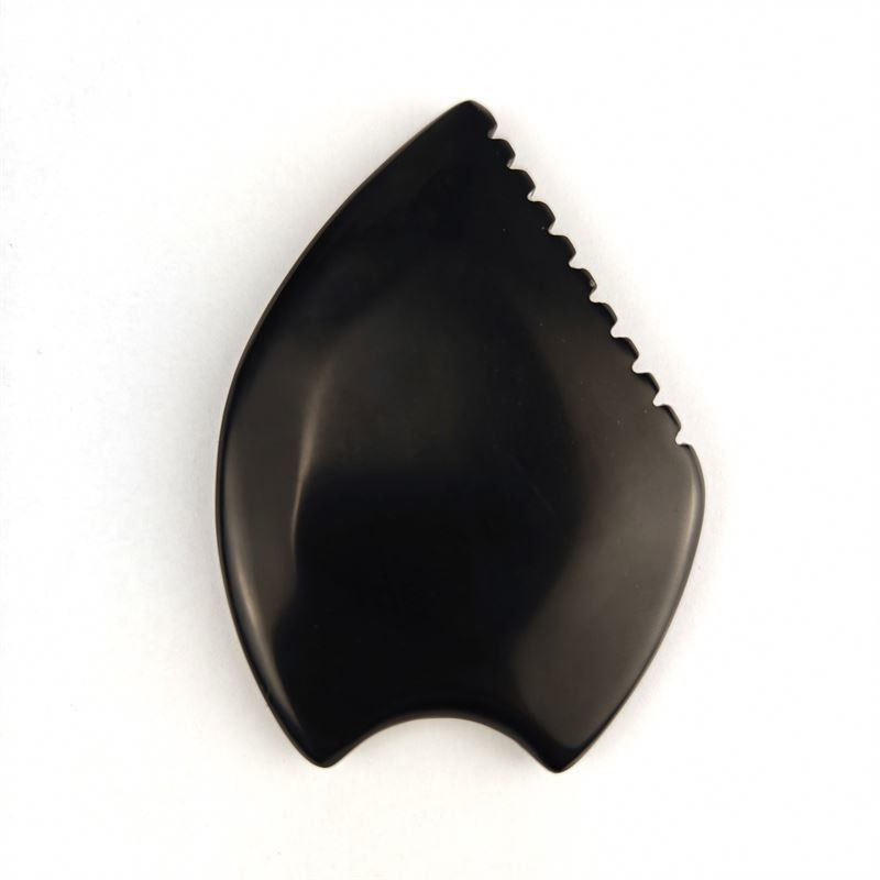 Strumento di agopuntura facciale Gua Sha Bian Pietra per massaggiare la testa e massaggiare il viso