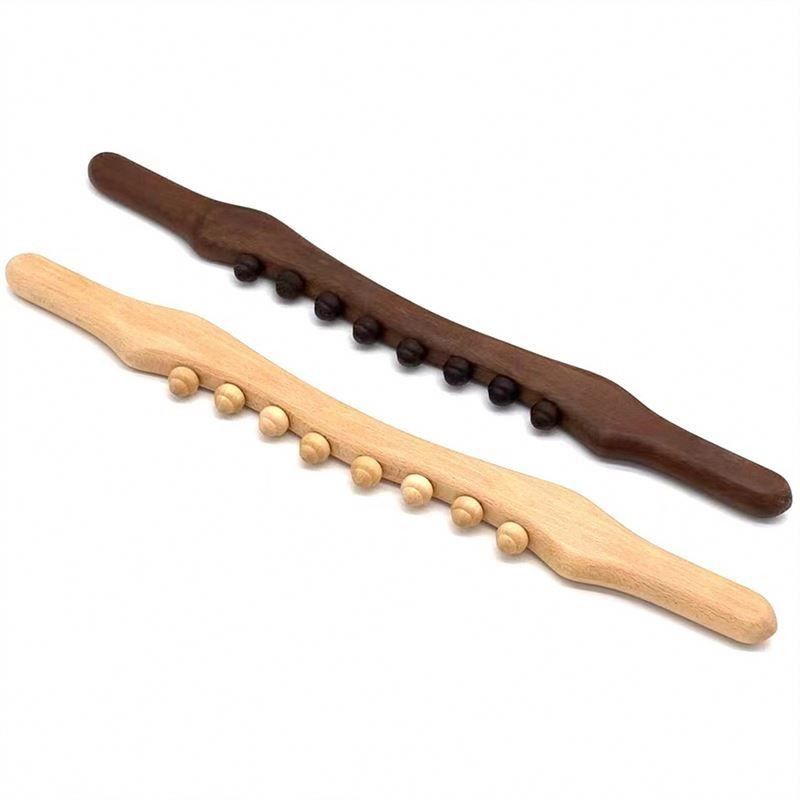 Mascherino in legno Gua Sha per la mobilitazione dei tessuti molli del corpo intero e strumento di massaggio per il dragaggio dei meridiani