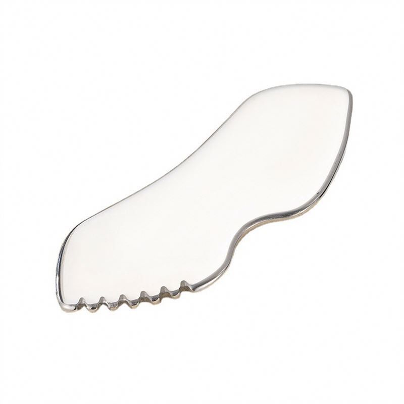 Healthcare Corpo di metallo Scraping Board Acciaio inossidabile Gua Sha strumento per logo personalizzato