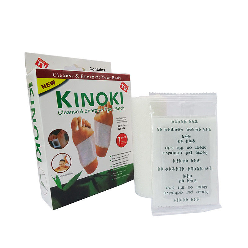 Supposto Kinoki Pulizzante Detox Pad Piedi 10-Pack Tutto naturale e organico formula per la rimozione delle tossine
