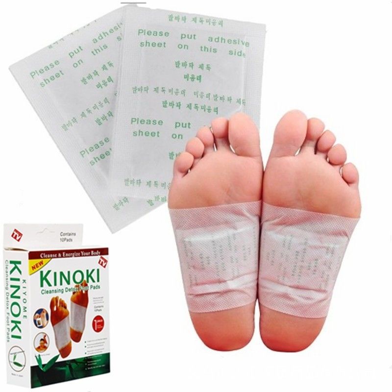Funzione di massaggio 10 cuscinetti di disintossicazione a base di erbe Cerotti per i piedi per alleviare lo stress e riparazione del sonno