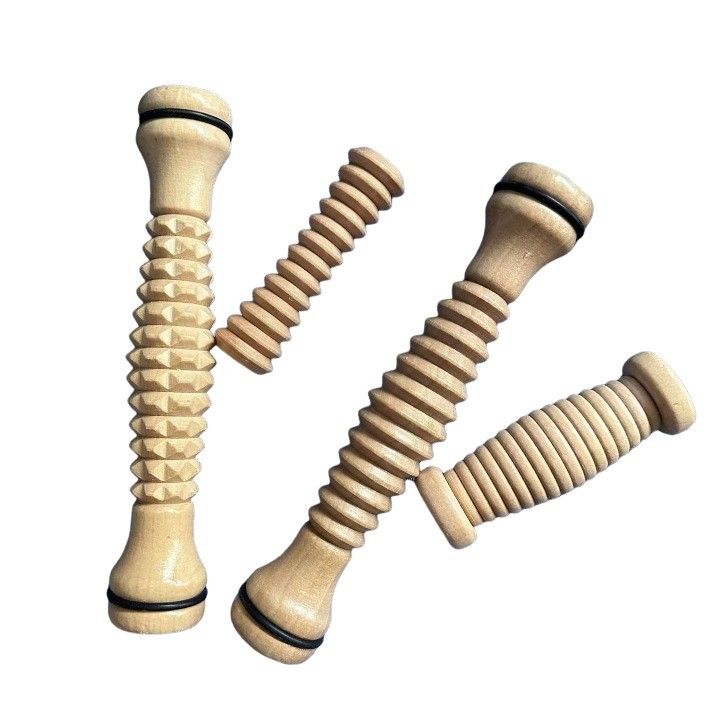 Attrezzature per il massaggio del corpo Terapia del legno Roller per piedi Guasha Strumenti di massaggio per il corpo Gua Sha Massaggiatore e sollievo dalla fascite plantare