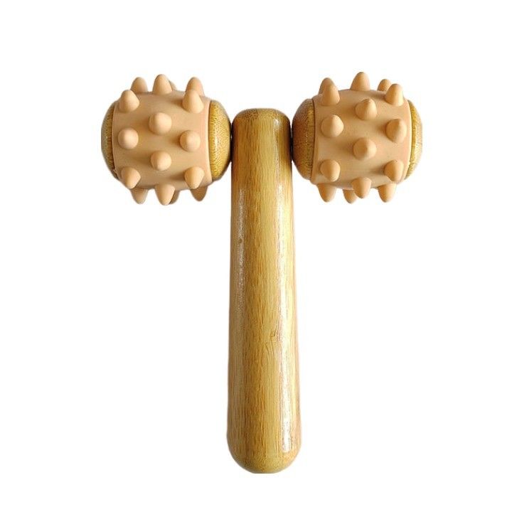 Attrezzature per il massaggio del corpo Estate 2024 Arrivi di tendenza Massaggio a mano Massello occhio Massaggio a rulli Stick Legno Massello 3D Massaggiatore facciale