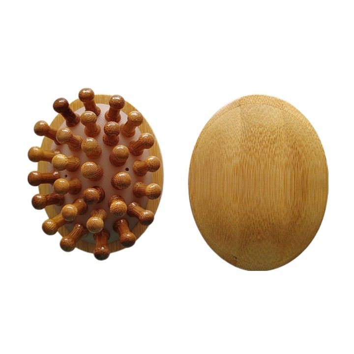 Muscoli Corporei Marrone Popolare Bambù Naturale Gua Sha Scalp Massaggio Airbag Comb Legno Guasha Strumento Testa Rilassante Massaggiatore Capelli Cura della Salute Spazzola di Bellezza