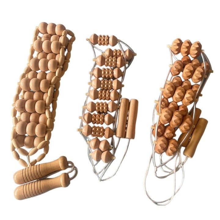 Massaggio del corpo Strumento di massaggio a rulli di legno Dredge Meridiano Sanità Muscolo Fascia Relax Fisioterapia per logo personalizzato