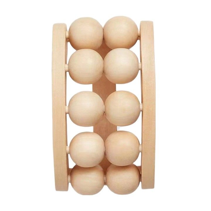 2024 Mascherino a sfera di Gua Sha in legno Mascherino a sfera di Gua Sha in legno Mascherino a sfera di massaggio muscolare per il rilassamento e l'auto-cura del corpo intero