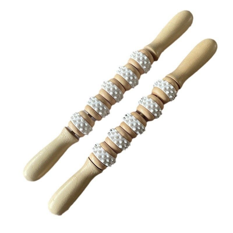 Massaggio in legno naturale con bastoncino di Guasha Legno Coppa svedese Massaggio con funghi Terapia in legno per Gua Sha Muscolo di scultura del corpo