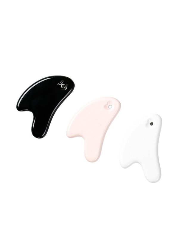 V-Face Lifting Ceramic Guasha Massage Tool per drenaggio linfatico e Board Gua Sha di grado medico